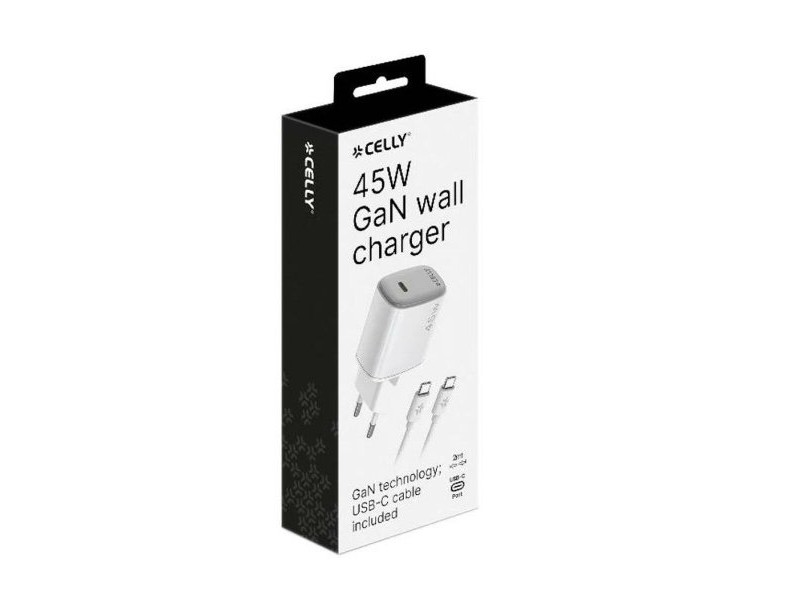 Powerbank Celly UPTC1USBC45WCTC