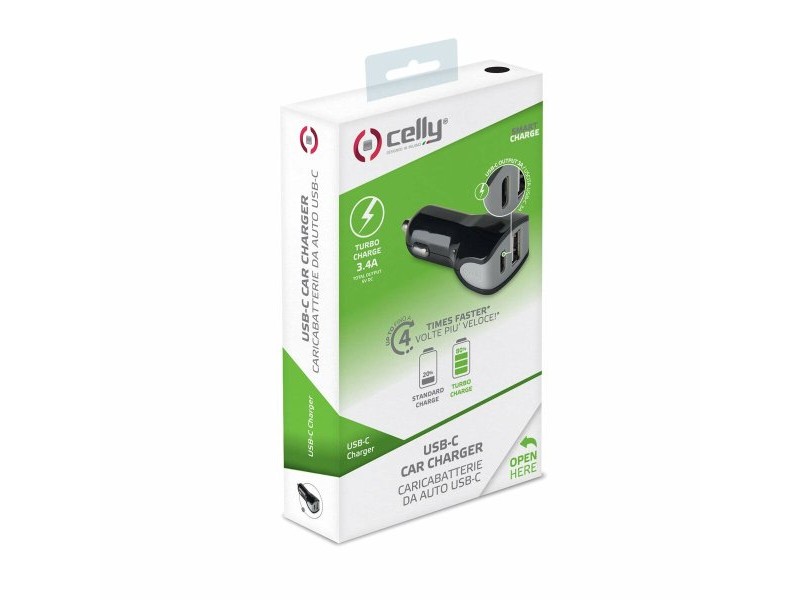 Зарядно за кола Celly   Черен 17 W