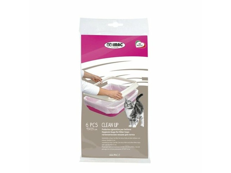 Хигиенни торбички IMAC Clean up 45 x 35 cm Бял Пластмаса