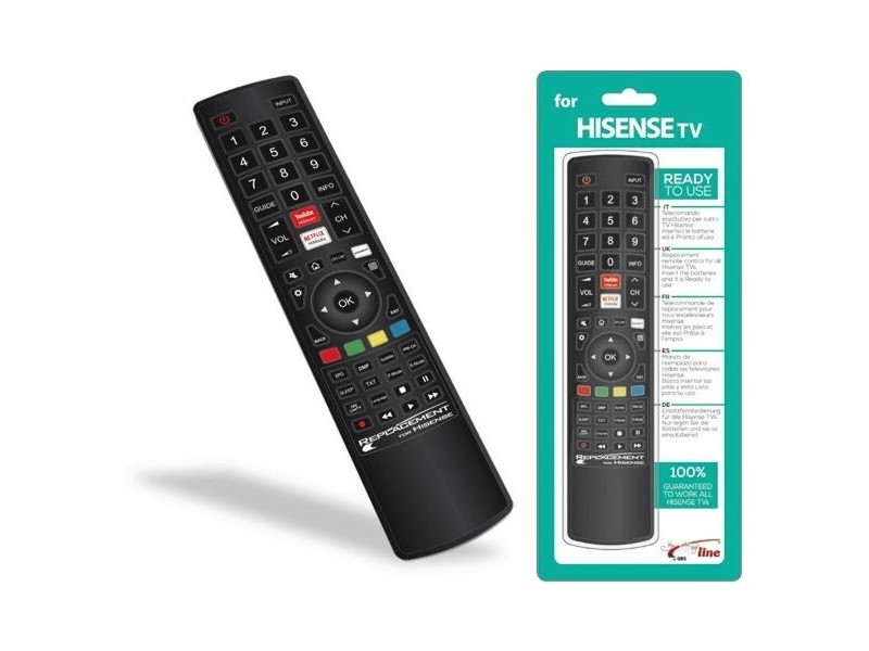Универсално дистанционно управление Hisense 1720 Черен