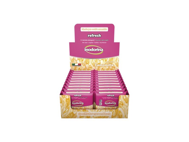 Мокри Кърпички за Домашни Любимци Inodorina Refresh 24 броя