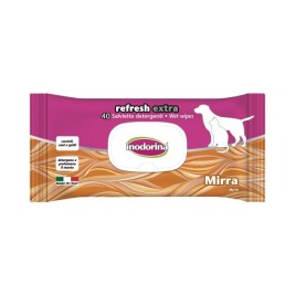 Мокри Кърпички за Домашни Любимци Inodorina REFRESH EXTRA Мирта