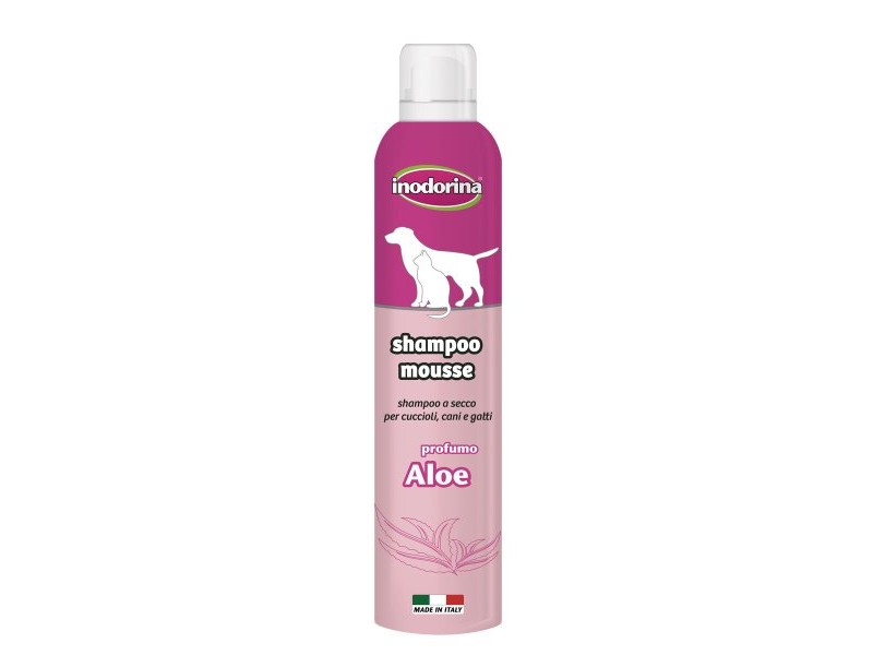 Шампоан за домашни любимци Inodorina 300 ml Пяна алое вера