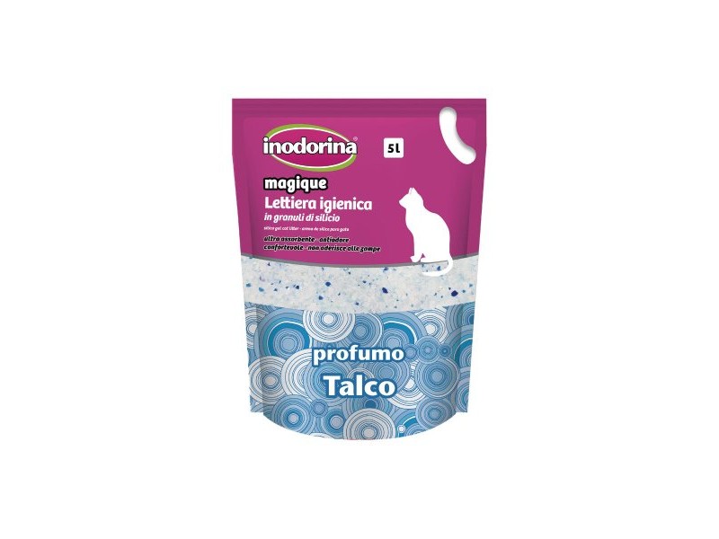 Пясък за котки Inodorina Magique Talco Пудра от Талк 5 L