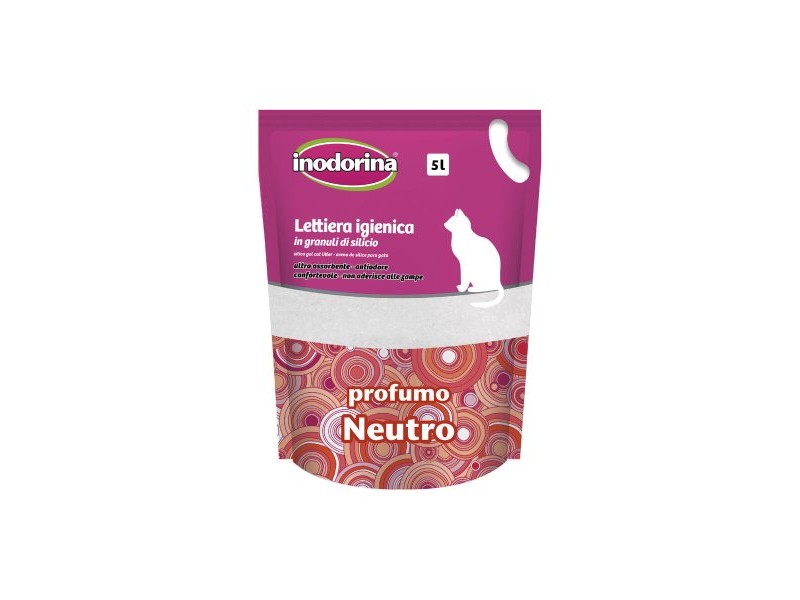 Пясък за котки Inodorina Neutro Без Парфюм 5 L
