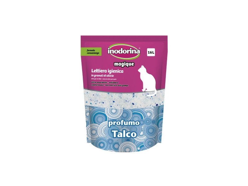 Пясък за котки Inodorina MAGIQUE TALCO Пудра от Талк 16 L