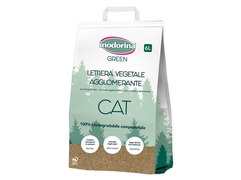 Пясък за котки Inodorina Без Парфюм 6 L