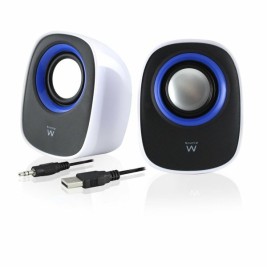 Колони за компютър Ewent EW3513 Бял Черен 5 W
