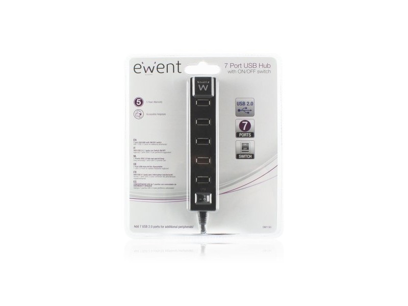 USB извод Ewent EW1130 Черен