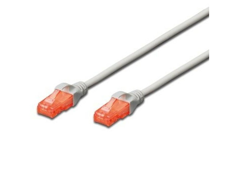 UTP категория 6 твърд мрежови кабел Ewent EW-6U-100 Сив 10 m