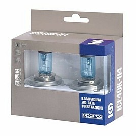 Крушка за Кола Sparco ICE40K H4 12V 55W Blanco Azulado Efecto Xenon