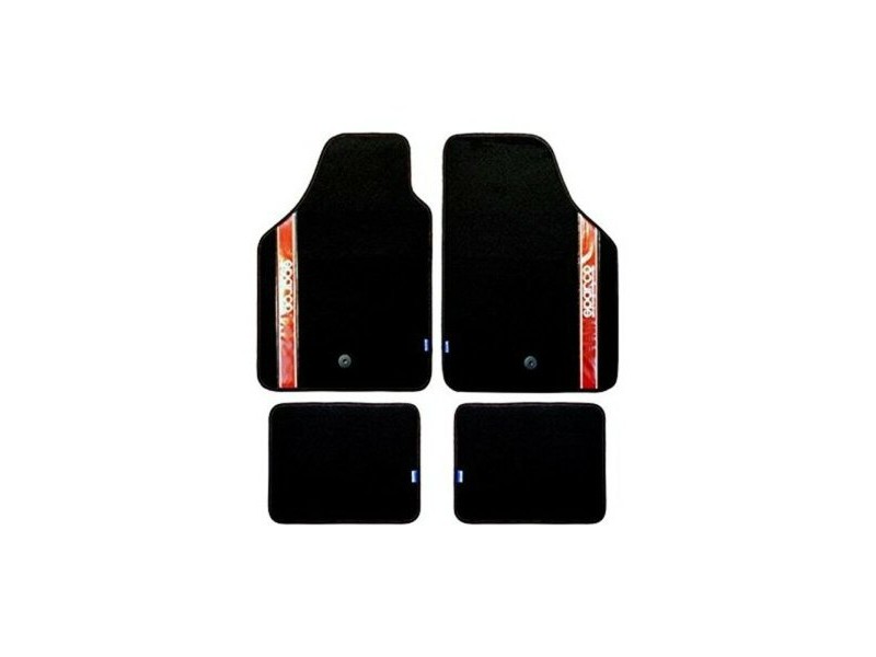 Комплект Постелки за Кола Sparco Strada 2012 B Универсален Черен/Червен (4 pcs)