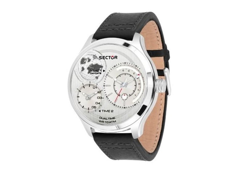 Мъжки часовник Sector R3251504002 Бял Черен (Ø 48 mm)
