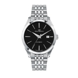 Мъжки часовник Philip Watch R8223217001 Черен Сребрист (Ø 41 mm)