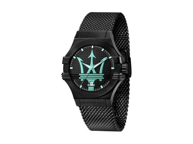 Мъжки часовник Maserati AQUA EDITION Черен (Ø 44 mm)