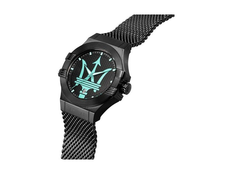 Мъжки часовник Maserati AQUA EDITION Черен (Ø 44 mm)