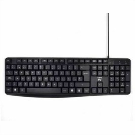 Клавиатура Ewent EW3001 Черен Испанска Qwerty