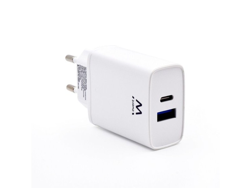 Преносимо зарядно устройство Ewent EW1321 Бял 20 W