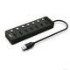 USB извод Ewent EW1147 Черен