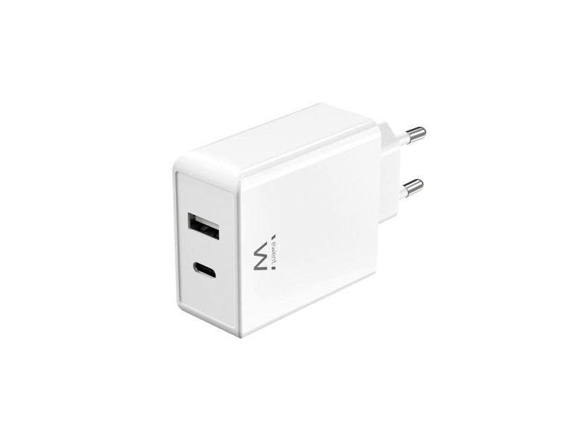 Зарядно за стена Ewent ew1328 45 W Бял