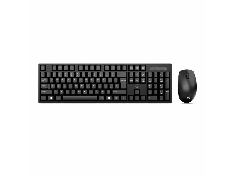 Клавиатура Ewent EW3281 Черен Испанска Qwerty QWERTY