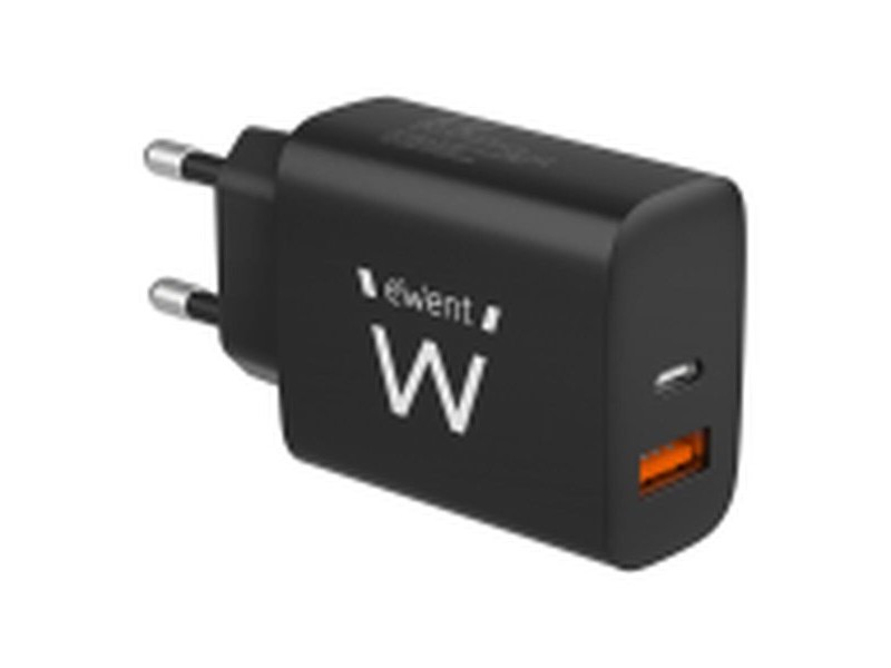 Зарядно за стена Ewent EW1319 Черен 20 W
