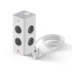 Schuko 8 начина многофункционален адаптер за контакт Ewent EW3864 Бял 3680 W (2 m)