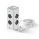 Schuko 8 начина многофункционален адаптер за контакт Ewent EW3864 Бял 3680 W (2 m)