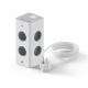 Schuko 8 начина многофункционален адаптер за контакт Ewent EW3864 Бял 3680 W (2 m)