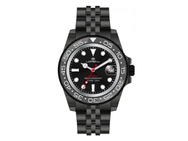 Мъжки часовник Lorenz 26130AA Черен (Ø 43 mm)