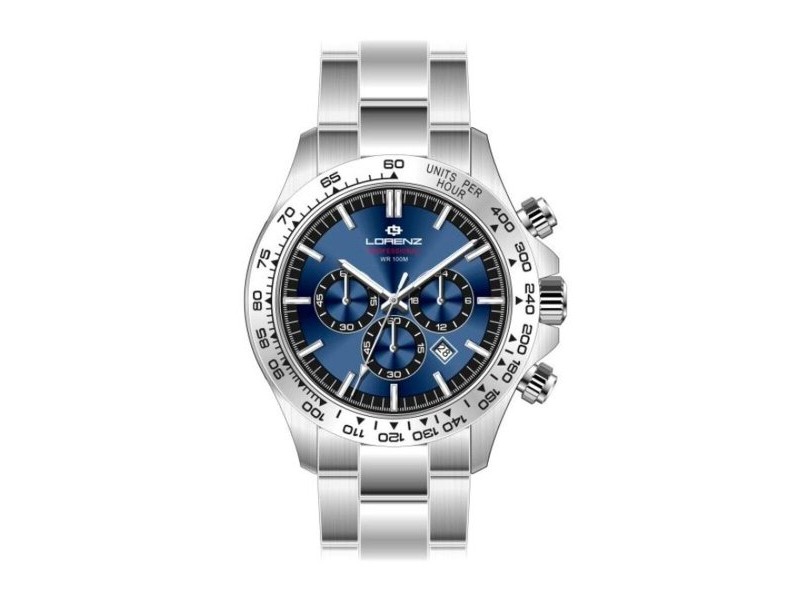 Мъжки часовник Lorenz 26175CC Сребрист (Ø 43 mm)
