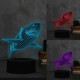 LED лампа iTotal 3D Акула 12,1 x 4 x 20,7 cm Пластмаса 21 cm