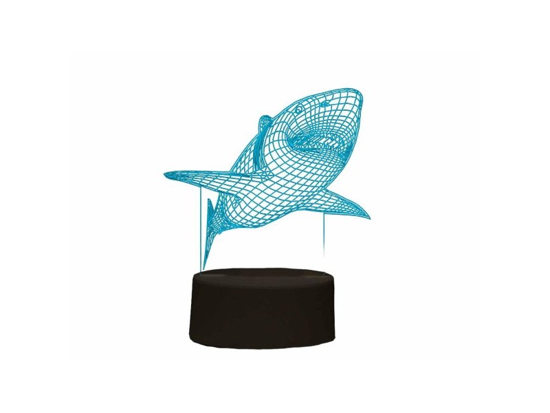 LED лампа iTotal 3D Акула 12,1 x 4 x 20,7 cm Пластмаса 21 cm