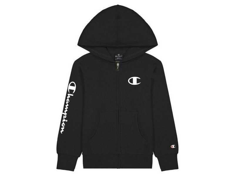 Мъжко Спортно Яке Champion Full Zip Logo Boy Черен