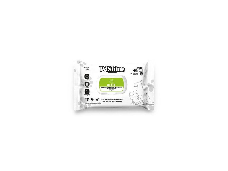Мокри Кърпички за Домашни Любимци Porrini Aloe Vera 40 броя