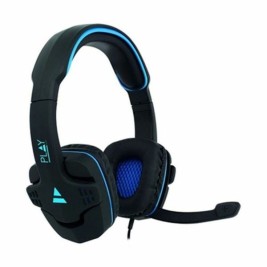 Слушалки за игра с микрофон Ewent PL3320 Черен Син