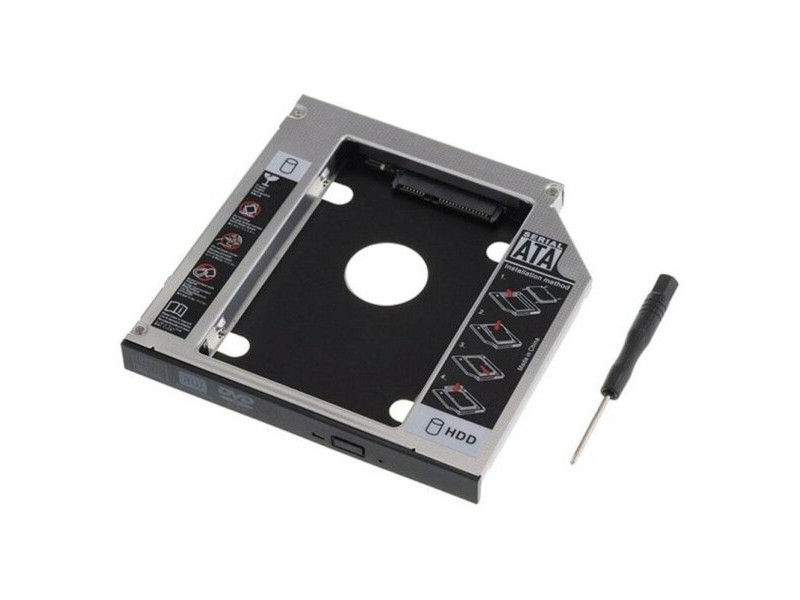 HDD/SSD SATA Адаптер за Оптични Единици (12,7 mm) Ewent EW7005