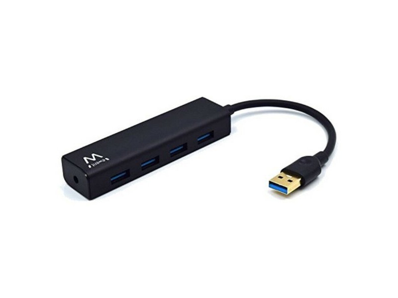 USB извод Ewent EW1136 4 x USB 3.0 Черен 3600 W