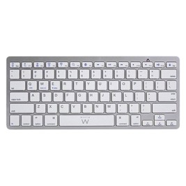Блутут клавиатура Ewent EW3161 Бял Сребрист