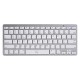 Блутут клавиатура Ewent EW3161 Бял Сребрист