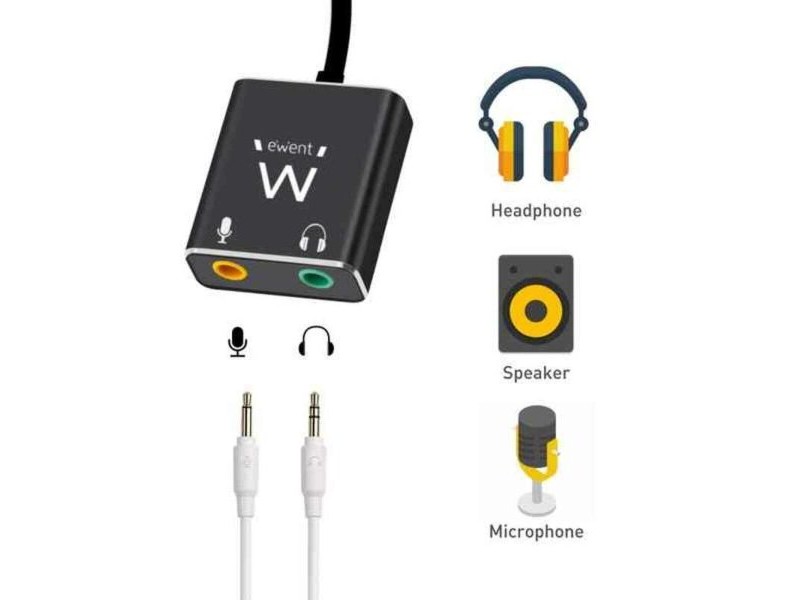 Адаптер Аудио Жак Ewent EC1645 USB C 15 cm