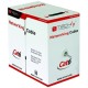 FTP категория 6 твърд мрежови кабел Techly 022595 Сив 305 m