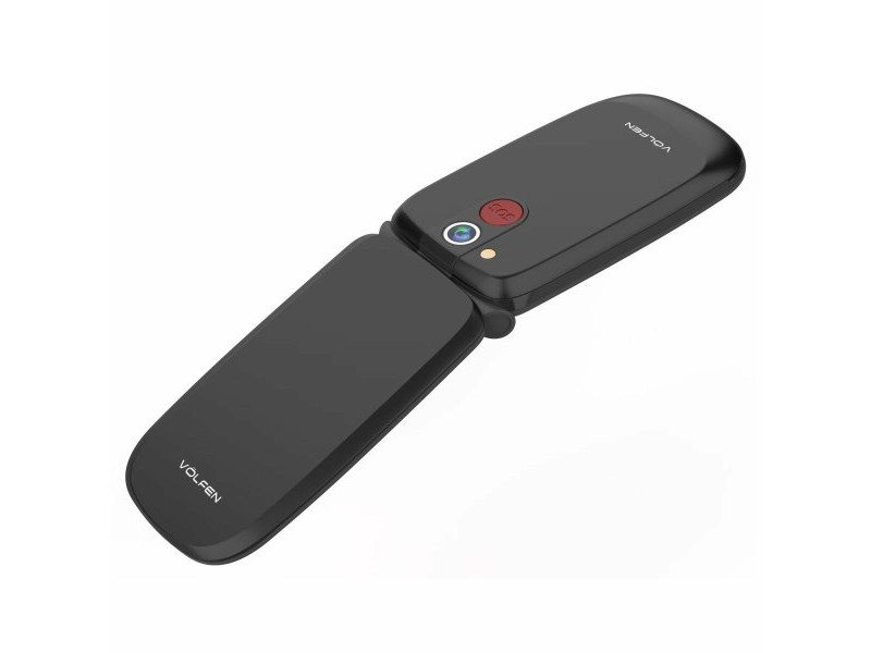 Мобилен телефон за по-възрастни хора Volfen ASTRO FLIP Черен 48 MB 2,8