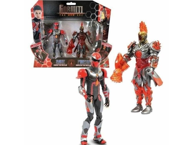 Playset Gormiti GORMITI - Scion and Gormiti associated Fire - Zane and Fireon 15 cm