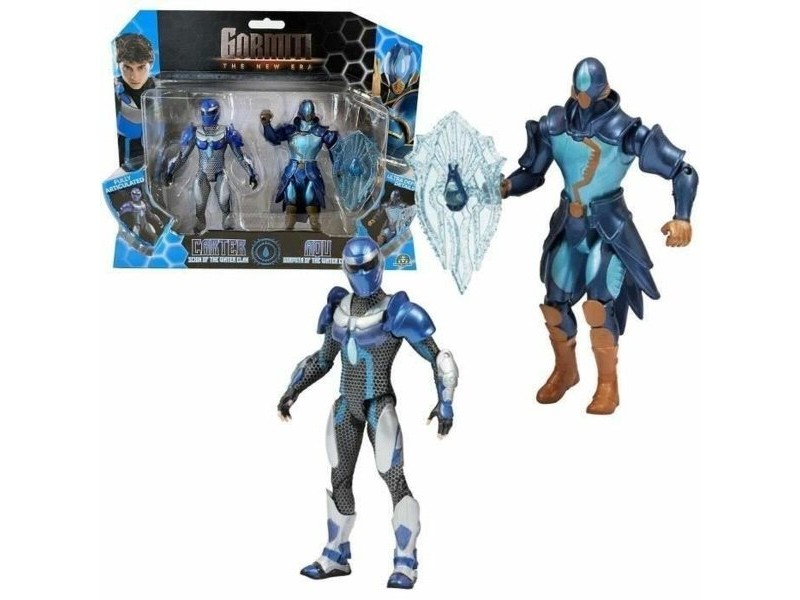 Playset Gormiti Scion and Gormiti associated with Water - Carter and Aqu 15 cm