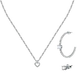 Set Colier și Cercei La Petite Story LPS20ASD05 Сребрист