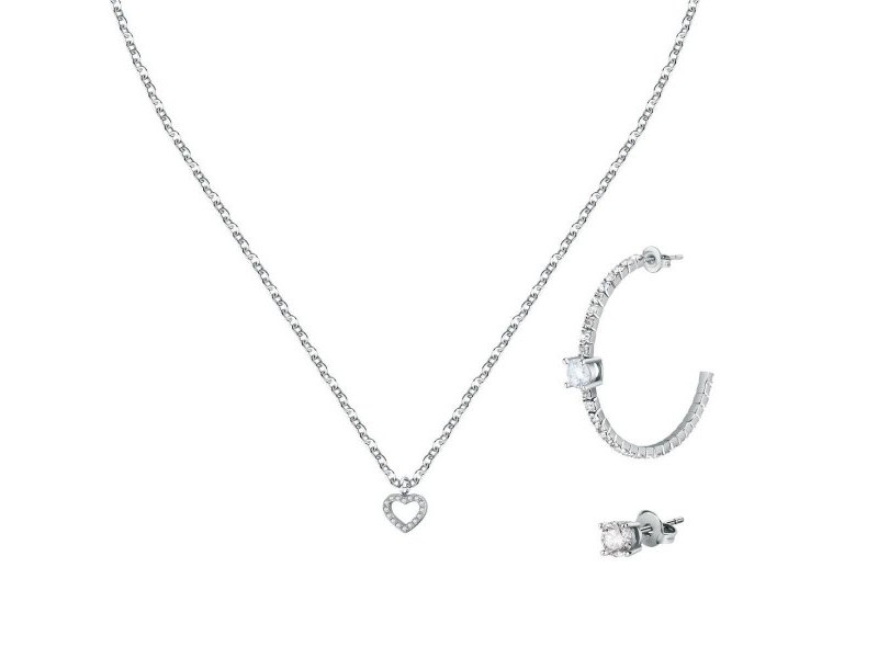 Set Colier și Cercei La Petite Story LPS20ASD05 Сребрист