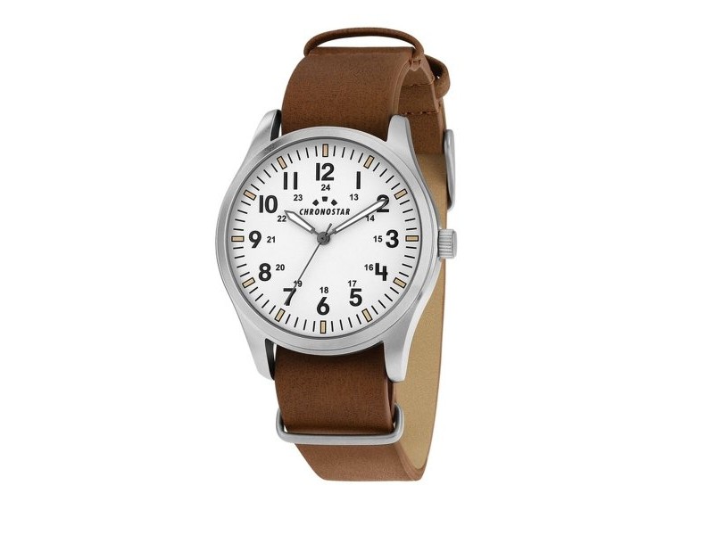 Мъжки часовник Chronostar R3751313002 Бял Сребрист (Ø 39 mm)