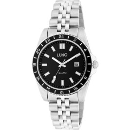 Мъжки часовник LIU JO TLJ1748 Черен Сребрист (Ø 40 mm)