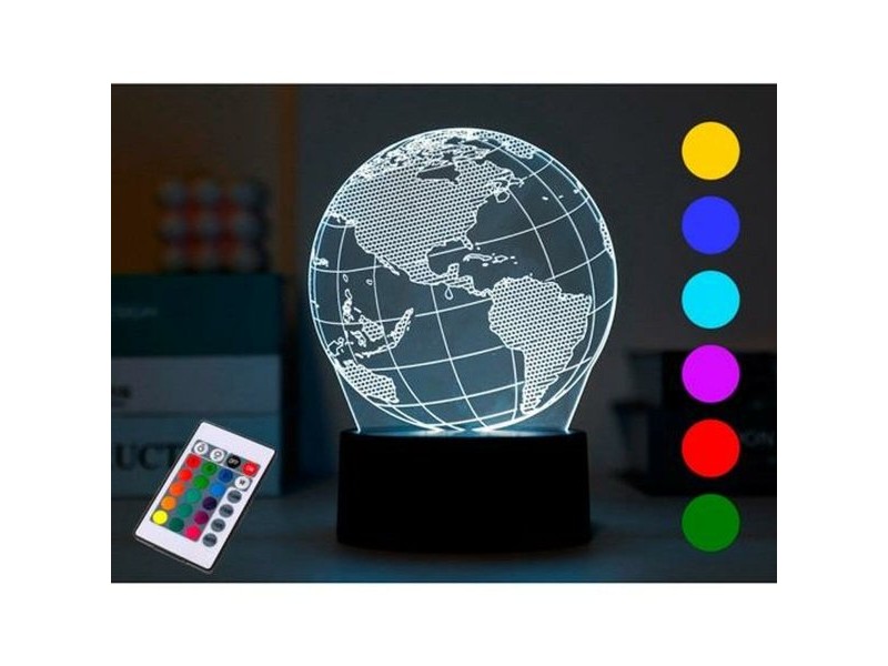 LED лампа iTotal 3D Многоцветен